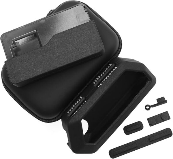 HCJYC 5 in 1 Protective Case Set for Flipper Zero & for Flipper Zero Wi-Fi Dev Board V1 ESP32-S2, Accessories for Flipper Zero & WiFi Dev Board - Black with Carrying Case (Black Set) - Image 6